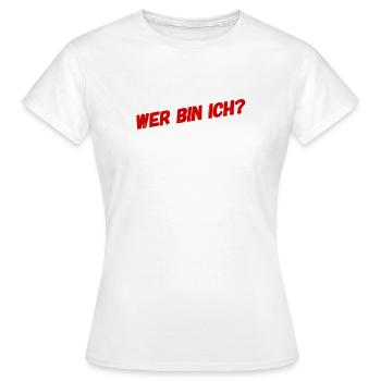 ich suche mich - Frauen T-Shirt - Weiß - Vorne - AI Model Female 172 dark (172cm)
