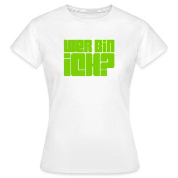 auf der Suche nach mir - Frauen T-Shirt - Weiß - Vorne - AI Model Female 172 dark (172cm)