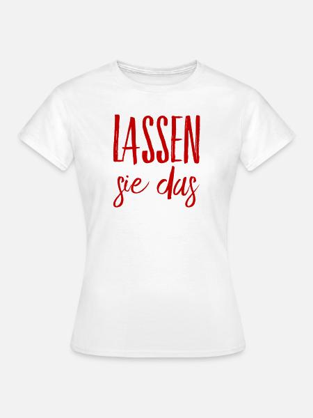 stoppen sie das - Frauen T-Shirt - Weiß