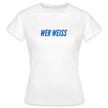 keine Ahnung - Frauen T-Shirt - Weiß - Vorne - AI Model Female 172 dark (172cm)