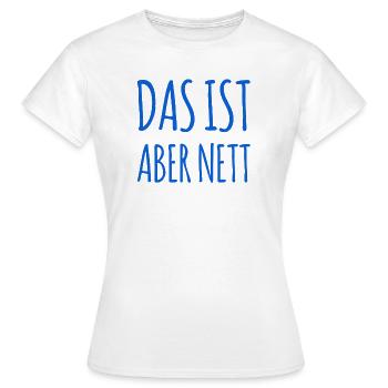 wie freundlich - Frauen T-Shirt - Weiß - Vorne - AI Model Female 172 dark (172cm)