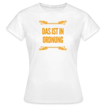kein Problem - Frauen T-Shirt - Weiß - Vorne - AI Model Female 172 dark (172cm)
