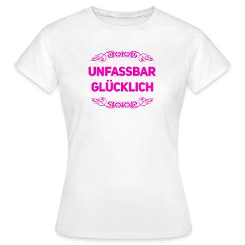 ich habe gute Laune - Frauen T-Shirt - Weiß - Vorne - AI Model Female 172 dark (172cm)