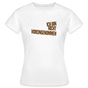 ich mag keine Vorurteile - Frauen T-Shirt - Weiß - Vorne - AI Model Female 172 dark (172cm)