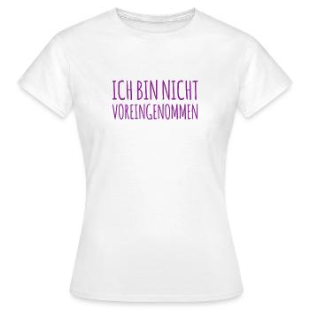 keinen Bock auf Vorurteile - Frauen T-Shirt - Weiß - Vorne - AI Model Female 172 dark (172cm)