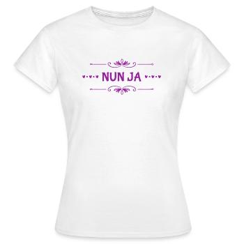 ich bin mir nicht sicher - Frauen T-Shirt - Weiß - Vorne - AI Model Female 172 dark (172cm)