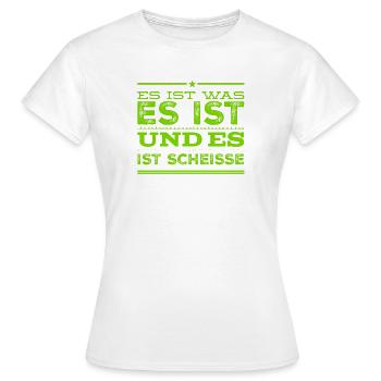 miese Stimmung - Frauen T-Shirt - Weiß - Vorne - AI Model Female 172 dark (172cm)