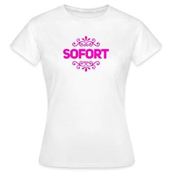auf der Stelle - Frauen T-Shirt - Weiß - Vorne - AI Model Female 172 dark (172cm)