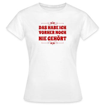 ich lerne dazu - Frauen T-Shirt - Weiß - Vorne - AI Model Female 172 dark (172cm)