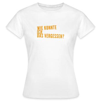 ich bin verwirrt - Frauen T-Shirt - Weiß - Vorne - AI Model Female 172 dark (172cm)