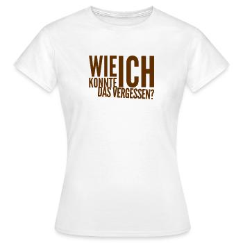 ich bin so verwirrt - Frauen T-Shirt - Weiß - Vorne - AI Model Female 172 dark (172cm)