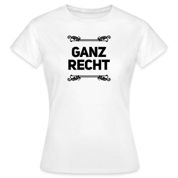 da stimme ich zu - Frauen T-Shirt - Weiß - Vorne - AI Model Female 172 dark (172cm)