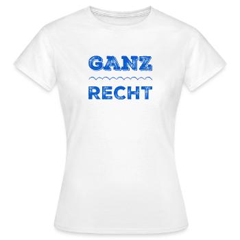 ich stimme zu - Frauen T-Shirt - Weiß - Vorne - AI Model Female 172 dark (172cm)