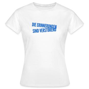 unangenehme Erinnerungen - Frauen T-Shirt - Weiß - Vorne - AI Model Female 172 dark (172cm)