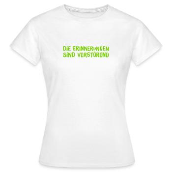 magere Erinnerungen - Frauen T-Shirt - Weiß - Vorne - AI Model Female 172 dark (172cm)