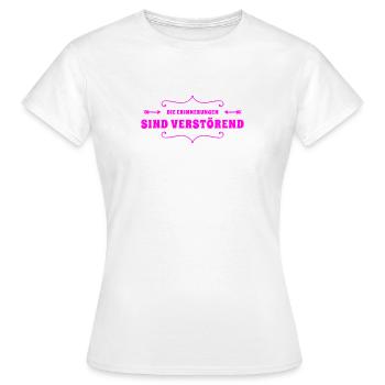 verstörende Erinnerungen - Frauen T-Shirt - Weiß - Vorne - AI Model Female 172 dark (172cm)