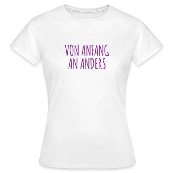 ich bin besonders - Frauen T-Shirt - Weiß - Vorne - AI Model Female 172 dark (172cm)