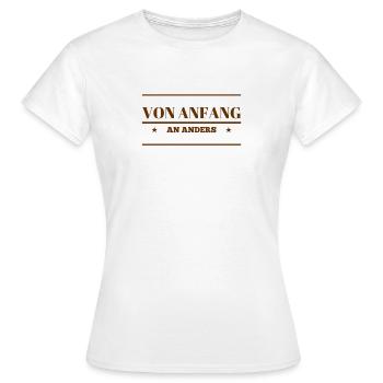 ich bin wunderbar - Frauen T-Shirt - Weiß - Vorne - AI Model Female 172 dark (172cm)