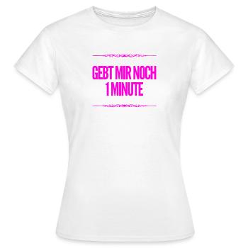 noch etwas länger - Frauen T-Shirt - Weiß - Vorne - AI Model Female 172 dark (172cm)