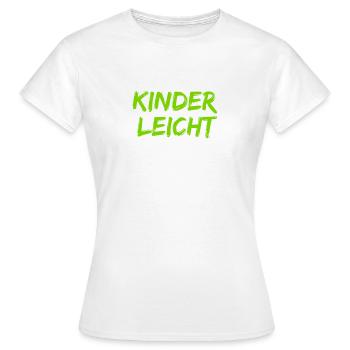 sowas von leicht - Frauen T-Shirt - Weiß - Vorne - AI Model Female 172 dark (172cm)