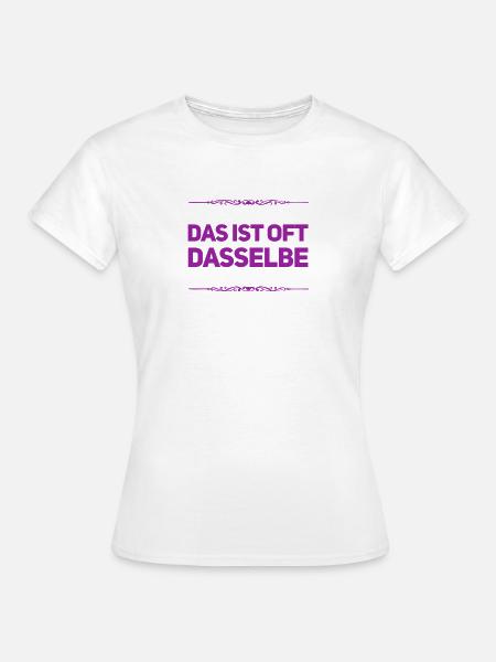 wo ist der Unterschied? - Frauen T-Shirt - Weiß