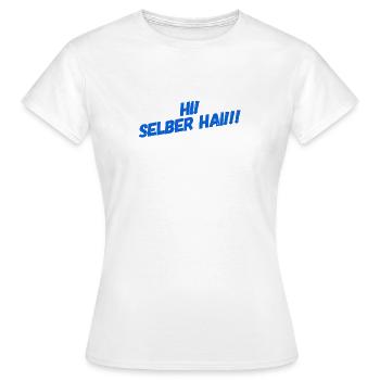 unter Haien - Frauen T-Shirt - Weiß - Vorne - AI Model Female 172 dark (172cm)