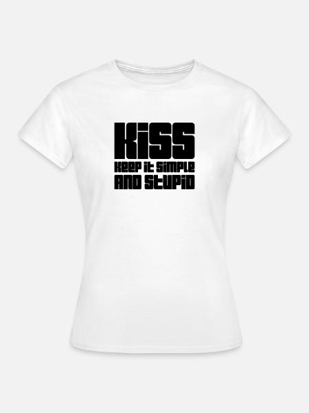 einfach ist super - Frauen T-Shirt - Weiß