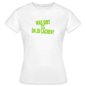 das ist nicht komisch - Frauen T-Shirt - Weiß - Vorne - AI Model Female 172 dark (172cm)