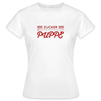 attraktive Frau - Frauen T-Shirt - Weiß - Vorne - AI Model Female 172 dark (172cm)
