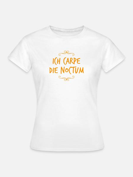 so sieht eine Nachteule aus - Frauen T-Shirt - Weiß