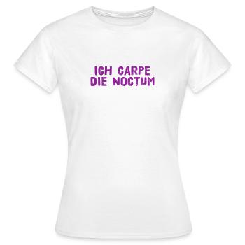 Je suis un oiseau de nuit - T-shirt Femme - blanc - Devant - AI Model Female 172 dark (172cm)