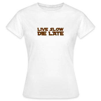 keinen Stress - Frauen T-Shirt - Weiß - Vorne - AI Model Female 172 dark (172cm)