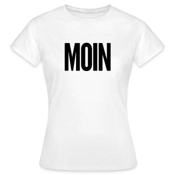 ich grüße dich auf norddeutsch - Frauen T-Shirt - Weiß - Vorne - AI Model Female 172 dark (172cm)