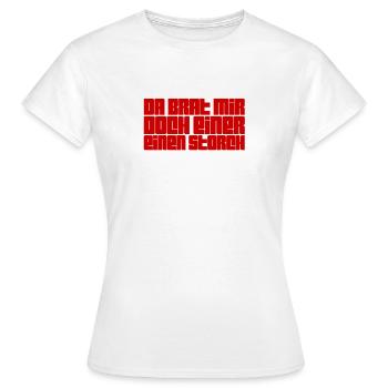 That surprises me - Women's T-Shirt - white - Front - AI Model Female 172 dark (172cm)