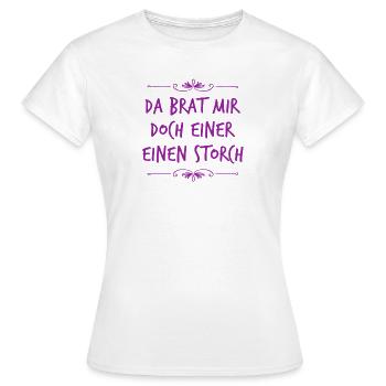 I didn't expect that - Women's T-Shirt - white - Front - AI Model Female 172 dark (172cm)
