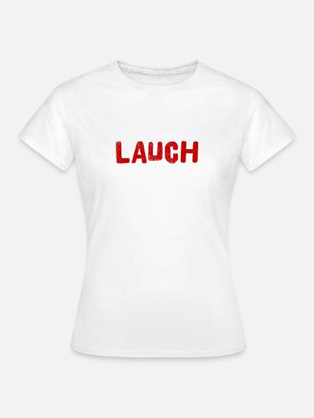 Lauch - Frauen T-Shirt - Weiß