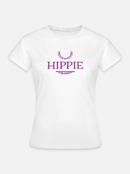 Hippie - Frauen T-Shirt - Weiß