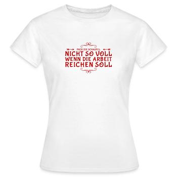 mach entspannt - Frauen T-Shirt - Weiß - Vorne - AI Model Female 172 dark (172cm)