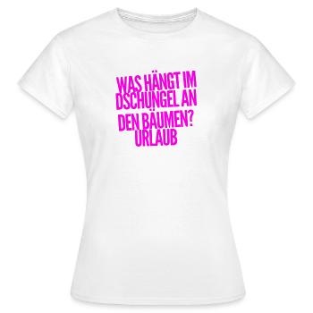 so ist der Dschungel - Frauen T-Shirt - Weiß - Vorne - AI Model Female 172 dark (172cm)