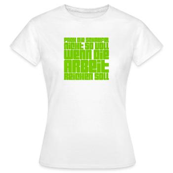 dans le calme et la tranquillité - T-shirt Femme - blanc - Devant - AI Model Female 172 dark (172cm)
