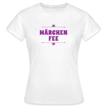 Je ne suis qu’un conte de fées - T-shirt Femme - blanc - Devant - AI Model Female 172 dark (172cm)