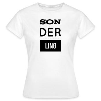 ich bin besonders - Frauen T-Shirt - Weiß - Vorne - AI Model Female 172 dark (172cm)