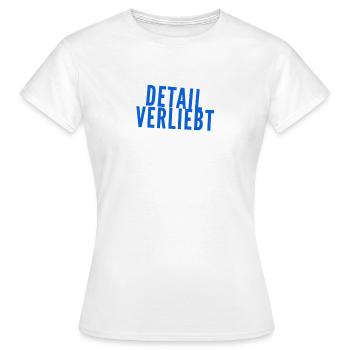ich stehe auf die Details - Frauen T-Shirt - Weiß - Vorne - AI Model Female 172 dark (172cm)