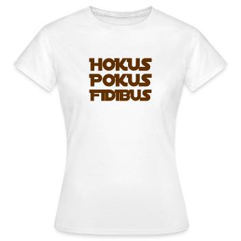 ich bin ein Zauberer - Frauen T-Shirt - Weiß - Vorne - AI Model Female 172 dark (172cm)