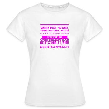 bist du ein Rechtsanwalt? - Frauen T-Shirt - Weiß - Vorne - AI Model Female 172 dark (172cm)