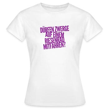 ist das erlaubt? - Frauen T-Shirt - Weiß - Vorne - AI Model Female 172 dark (172cm)