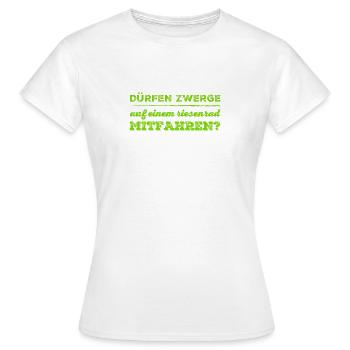 auf dem Riesenrad - Frauen T-Shirt - Weiß - Vorne - AI Model Female 172 dark (172cm)