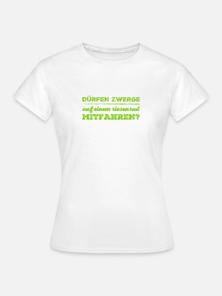 auf dem Riesenrad - Frauen T-Shirt - Weiß