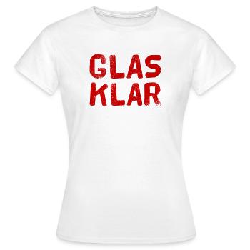 das ist klar - Frauen T-Shirt - Weiß - Vorne - AI Model Female 172 dark (172cm)