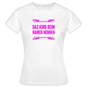 I'll tell it like it is - Women's T-Shirt - white - Front - AI Model Female 172 dark (172cm)
